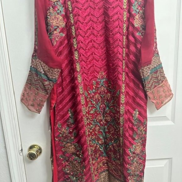Shalwar Kameez Pakistani Indian Punjabi Suit - Picture 5 of 8